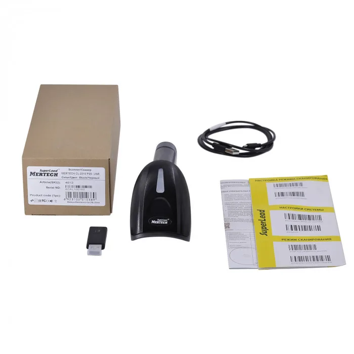 Сканер штрих кода MERTECH CL-2310 BLE Dongle P2D беспроводной