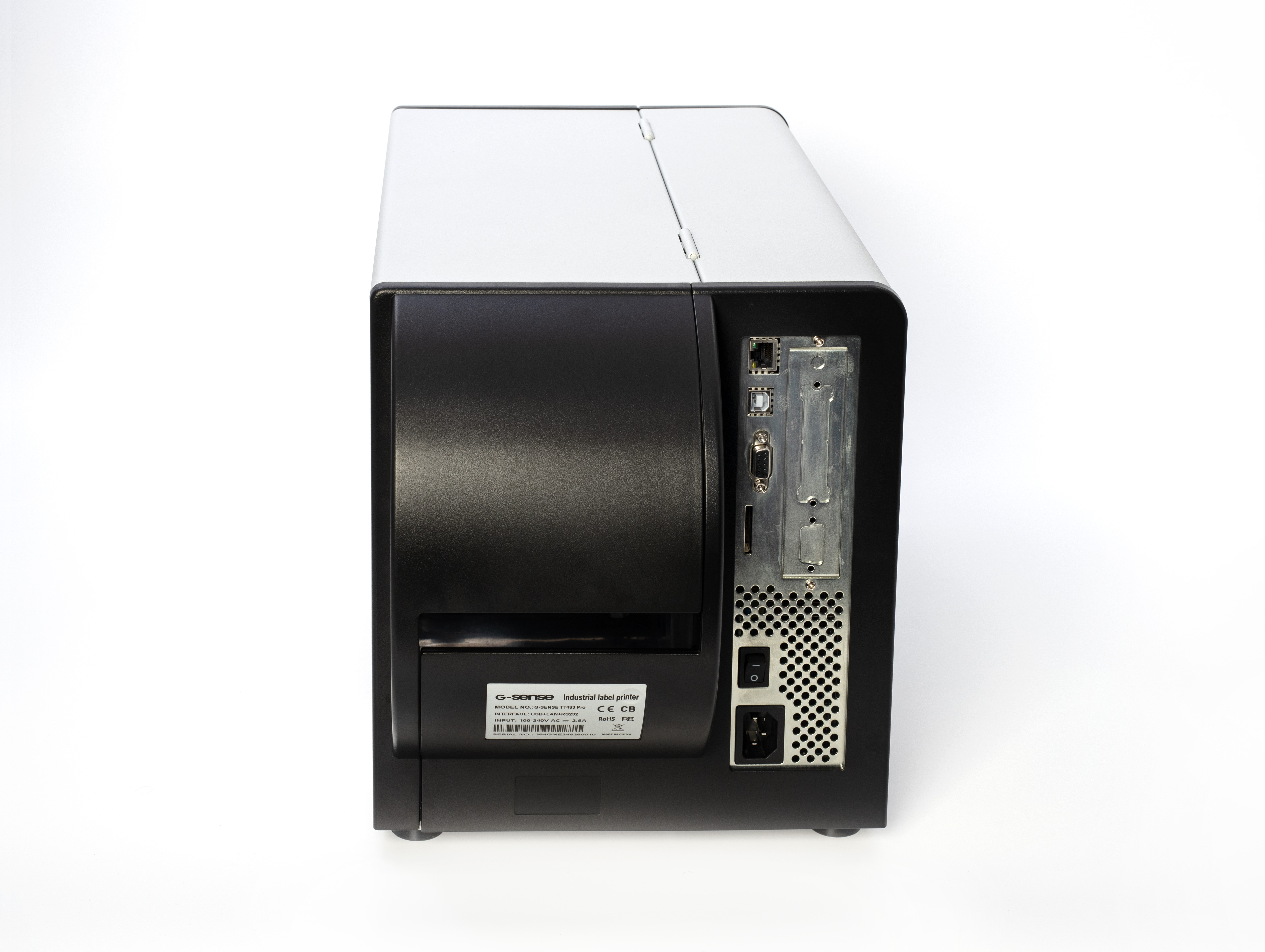 Принтер этикеток G-Sense TT483 PRO (термотрансфер, промышленный, 300 dpi, 4 inch, USB+RS232+LAN)