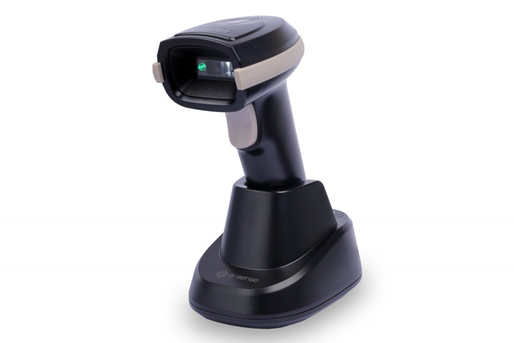 Беспроводной сканер штрих-кода G-Sense IS1408BT-HD 2D Bluetooth с вертикальным кредлом