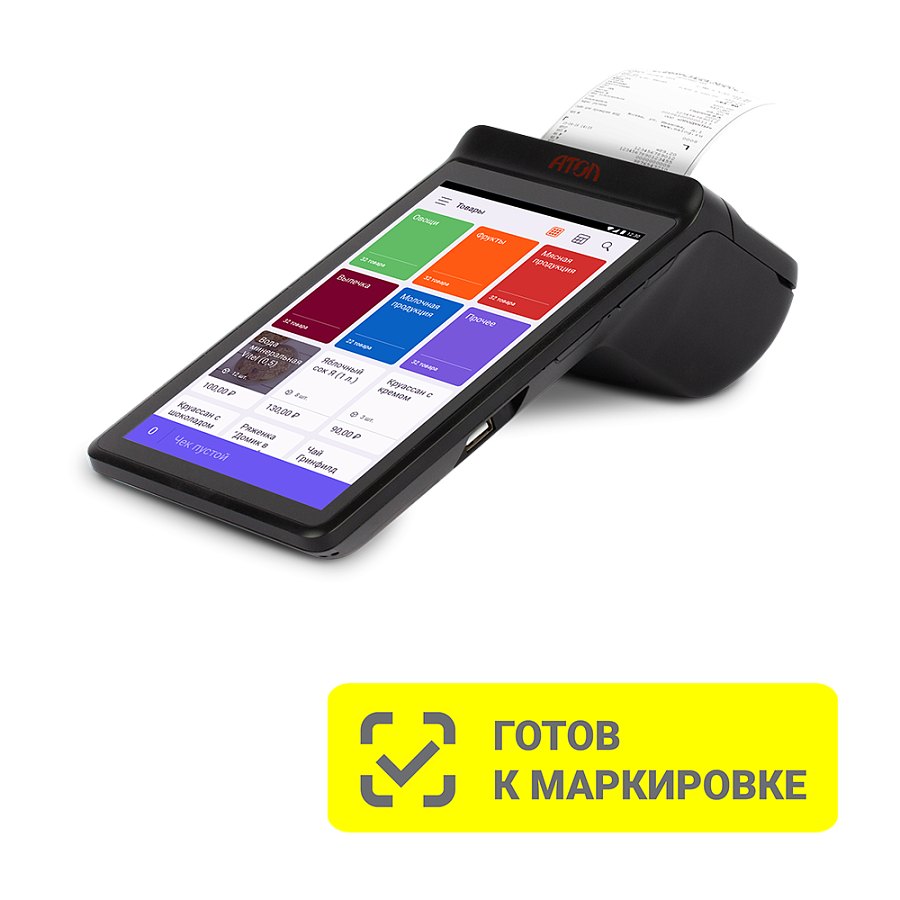 АТОЛ Sigma 7 Смарт-терминал — онлайн-касса для магазина, кафе и ПВЗ