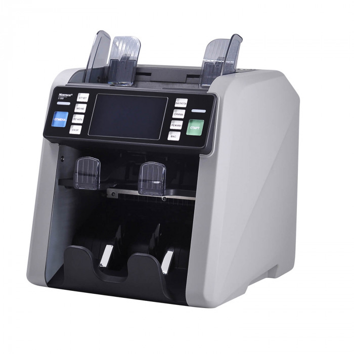 Счётчик банкнот с детектором подлинности MERTECH C-200 DOUBLE CIS MG touch screen