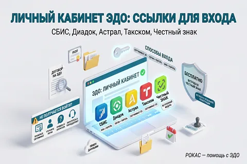 Личный кабинет ЭДО: ссылки для входа по операторам