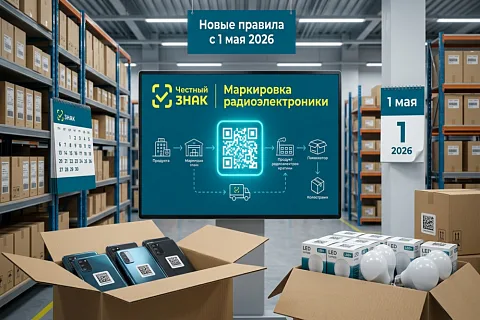 Маркировка радиоэлектроники с 1 мая 2026: пошаговая инструкция для бизнеса