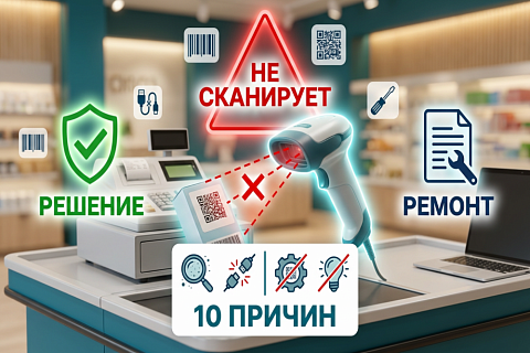 Сканер штрих-кода не сканирует: 10 причин и как это исправить
