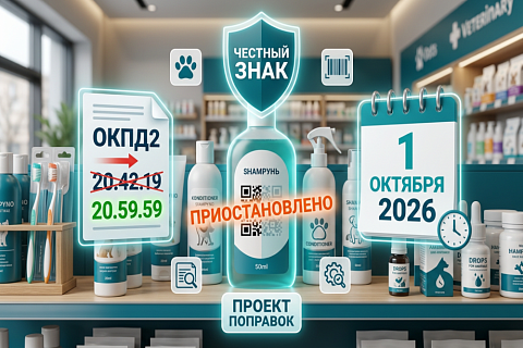 Маркировка зоокосметики и зоогигиены в 2026 году: почему приостановили и когда вернут