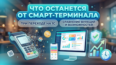 Что останется от смарт-терминала при переходе на 1С